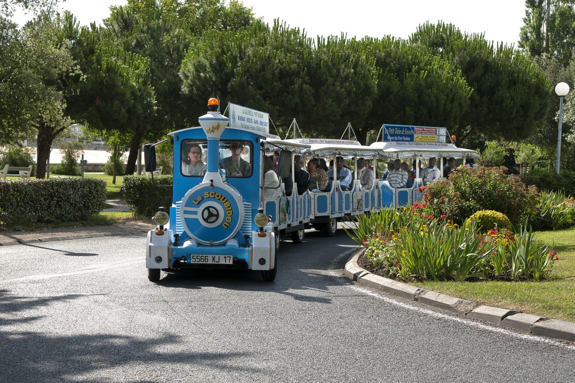 The mini-train of Fouras - Crossings by ferry boats Fouras / Aix island