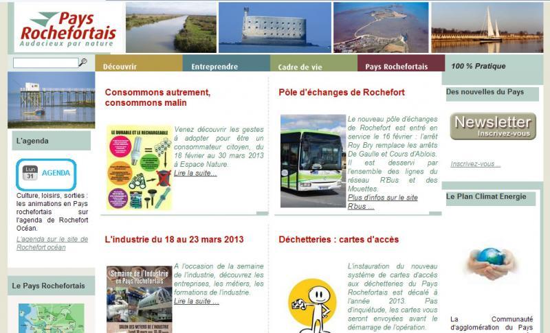 Site officiel du Pays rochefortais 